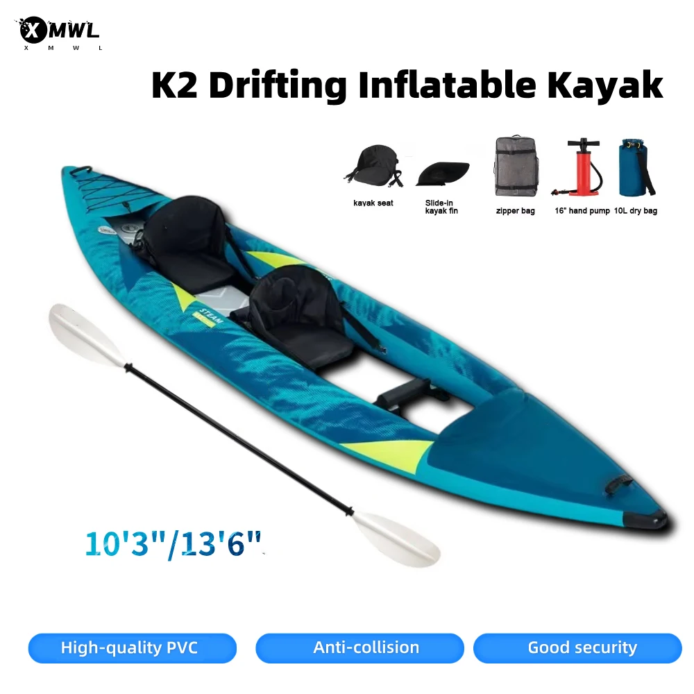 Canoa Kayak Gonfiabile 1-2 Per - Fishing Boat Inflatable recensione e prezzo